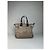 Tote de lona Coach Signature Vintage Bege Marrom Prata - vista 15