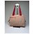 Vintage Prada Canvas Handtasche Beige Rot Silber - Ansicht 11