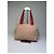 Vintage Prada Canvas Handtasche Beige Rot Silber - Ansicht 12