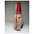 Vintage Prada Canvas Handtasche Beige Rot Silber - Ansicht 5