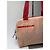 Vintage Prada Canvas Handtasche Beige Rot Silber - Ansicht 6