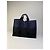 Hermès Tote in tela di cotone vintage Hermes Blu navy Nero Argento - vista 2