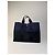Hermès Tote in tela di cotone vintage Hermes Blu navy Nero Argento - vista 6