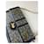 Céline Vintage Celine C Monogram Canvas Schultertasche Marineblau Grau  - Ansicht 3