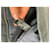 Hermès Vintage Hermes Baumwoll-Clutch Navy Rust Silver Marineblau  - Ansicht 5