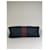 Hermès Vintage Hermes Baumwoll-Clutch Navy Rust Silver Marineblau  - Ansicht 9