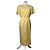 Vintage Fendi Lammzwollkleid Hellgelb M