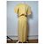 Vintage Fendi Lammzwollkleid Hellgelb M - Ansicht 15