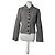Salvatore Ferragamo Vintage Ferragamo Houndstooth Wool Jacket Black White M