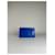 Vintage Yves Saint Laurent Leather Wallet Blue Gold-tone Snap  - view 10