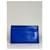 Vintage Yves Saint Laurent Leather Wallet Blue Gold-tone Snap  - view 2