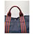 Tote in cotone vintage Hermès Navy Rust Silver Blu navy - vista 6