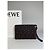 Clutch in tela jacquard vintage Loewe Marrone Nero - vista 2