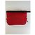 Hermès Pochette in tela di cotone vintage Hermes Rosso - vista 8