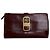 Chloé Vintage Chloe Leather Wallet Dark Brown Gold