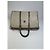 Vintage Givenchy Reisetasche aus geometrischem Canvas Beige Oliv - Ansicht 6