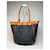 Tote en tissu texturé Vintage Yves Saint Laurent Noir Tan  - vue 2