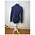 Vintage Comme Des Garcons Baumwollhemd mit Punktmuster Navy Black S - Ansicht 3