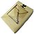 Collana vintage con logo Courreges in metallo dorato D'oro