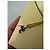 Collana vintage con logo Courreges in metallo dorato D'oro - vista 3