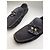 Mocassini vintage in scamosciato Louis Vuitton da uomo blu navy con nappe dorate EU6.5 - vista 4