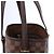 Bucket Bolso de hombro Louis Vuitton Malle Damier Ebene marrón Castaño - vista 5