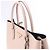 Borsa a mano Prada in pelle Saffiano doppia rosa - vista 3