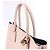 Borsa a mano Prada in pelle Saffiano doppia rosa - vista 5
