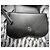 Karl Lagerfeld Borsa a Tracolla in Pelle Nera Borchiata Nero - vista 6