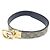Cintura reversibile Gucci GG Emblem da uomo Nero Beige