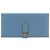 Portafoglio lungo classico Hermès Bearn Blu chiaro