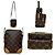 Borsa a tracolla Louis Vuitton Amazon Crossbody Marrone Monogramma - vista 2