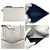 Borsa Tote in pelle bianca Prada Bianco - vista 11