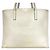 Borsa Tote in pelle bianca Prada Bianco - vista 9