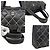 Chanel Tote Bag aus schwarzem Lammleder - Ansicht 6