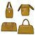Mini borsa Boston in pelle di vitello granulata beige Chanel - vista 2