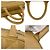 Mini borsa Boston in pelle di vitello granulata beige Chanel - vista 8