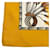 Hermès Sciarpa in seta gialla Hermes Giallo  - vista 10