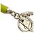 Charm per borsa Gucci Bamboo D'oro Giallo Verde chiaro - vista 7