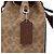 Zaino Coach Signature CZ984 Marrone Beige - vista 5