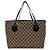 Borsa Tote Gucci beige e viola Porpora