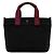 Borsa 2 vie Coach in tela nera e bordeaux Nero Bordò - vista 5