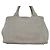 Bolsa Tote Prada Canapa em lona cinza Marrom - vista 10
