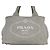 Bolsa Tote Prada Canapa em lona cinza Marrom - vista 9