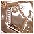 Borsa Louis Vuitton Monogram Miroir Speedy Bandoulière 25 Bronzo - vista 4