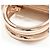 Borsa Louis Vuitton Monogram Miroir Speedy Bandoulière 25 Bronzo - vista 6