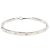 Autre Marque Bracciale rigido in oro bianco 18K con diamanti D'oro