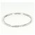 Autre Marque Bracciale rigido in oro bianco 18K con diamanti D'oro - vista 3