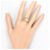 Autre Marque 10K Goldring mit Cubic Zirconia Golden - Ansicht 5