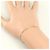 Autre Marque Bracciale con charm in oro 14K con zirconi cubici D'oro - vista 3
